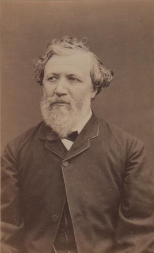 RB58. Robert Browning Aged 53. Photograph by William Jeffrey, London, late June 1865. Location: Balliol, NPG, and V&A.
