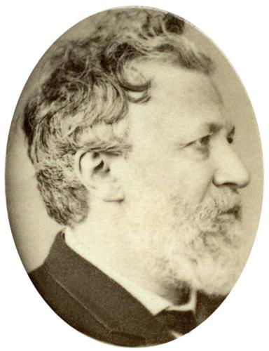 RB65. Robert Browning Aged 53. Photograph by Elliott & Fry, London, March 1866. Location: private collection.
