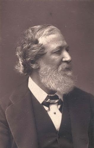 RB85. Robert Browning Aged 59. Photograph by Elliott & Fry, London, May 1871. Location: ABL, BL, BNF, Castle Howard, NPG, Princeton, Texas, and V&A.