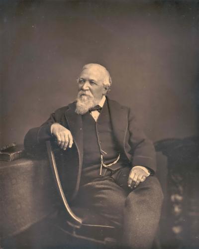 RB117. Robert Browning Aged 68. Photograph by Fradelle & Young, London, March 1881. Location: ABL, Balliol, Meredith, NAS, and Pforzheimer.