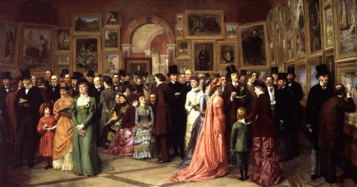 RB126. Robert Browning Aged 69. Oil painting by William Powell Frith, London, November 1881. Location: private collection.