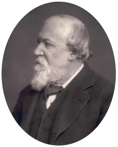 RB114. Robert Browning Aged 67. Photograph by Lock & Whitfield, London, March 1880. Location: ABL, Meredith, NPG, V&A, Vassar, and Yale.