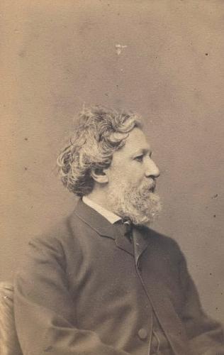 RB45. Robert Browning Aged 52. Photograph by London Stereoscopic Company, London, December 1864. Location: ABL and Eton.
