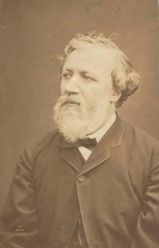 RB54. Robert Browning Aged 53. Photograph by William Jeffrey, London, late June 1865. Location: ABL.