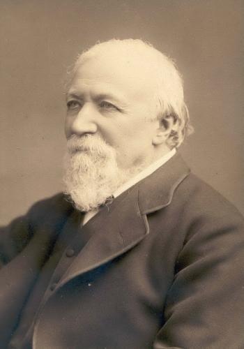 RB147. Robert Browning Aged 72. Photograph by Elliott & Fry, London, ca. June 1884. Location: ABL, NPG, and Vassar.