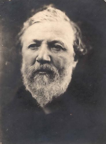 RB50. Robert Browning Aged 53. Photograph by Julia Margaret Cameron, London, May 1865. Location: ABL and Boston PL.