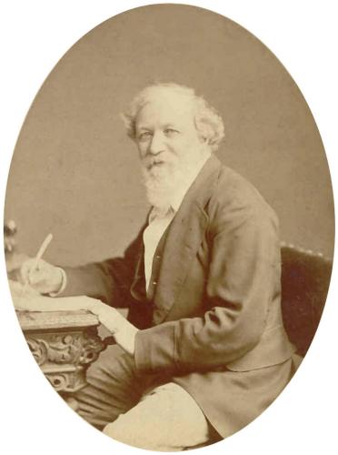 RB108. Robert Browning Aged 66. Photograph by London Stereoscopic Company, London, 1878. Location: ABL, Meredith, and Sheffield.