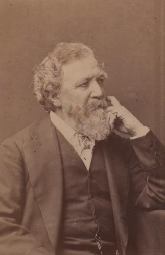 RB105. Robert Browning Aged 66. Photograph by Elliott & Fry, London, 1878. Location: ABL