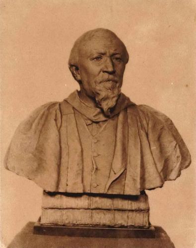 RB129. Robert Browning Aged 70. Bust, in bronze, by Henrietta Skerrett Montalba, London, June 1882. Location: unknown.