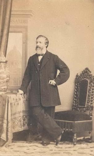 RB30. Robert Browning Aged 48. Photograph by Fratelli D’Alessandri, Rome, early February 1861. Location: ABL, Meredith, Northamptonshire, Vassar, and Yale. 