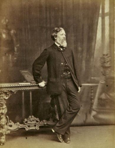 RB38. Robert Browning Aged about 50. Photograph by Ernest Edwards, London, 1862. Location: ABL, NPG and Yale.