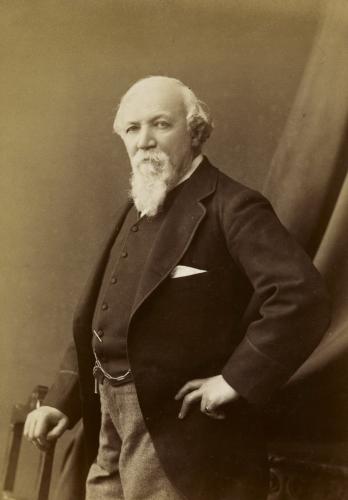 RB156. Robert Browning Aged 73. Photograph by Kingsbury & Notcutt, London, late 1885. Location: BL.