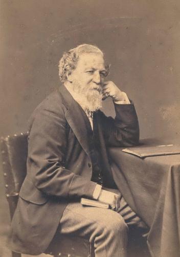 RB103. Robert Browning Aged 66. Photograph by Elliott & Fry, London, 1878. Location: ABL and Morgan.