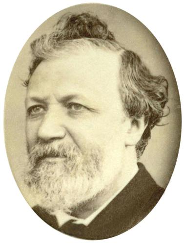 RB67. Robert Browning Aged 53. Photograph by Elliott & Fry, London, March 1866. Location: private collection.