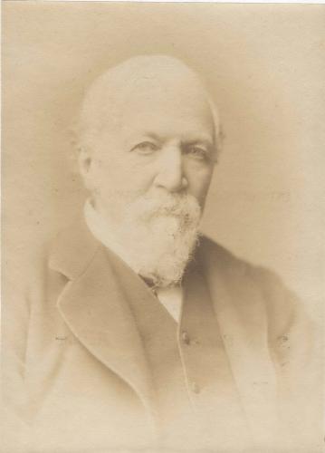 RB142. Robert Browning Aged about 72. Photograph by Alexander Bassano, London, ca. May 1884. Location: ABL.