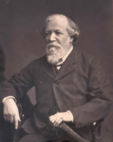 RB100. Robert Browning Aged 65. Photograph by Elliott & Fry, London, 28 February 1877. Location: ABL.